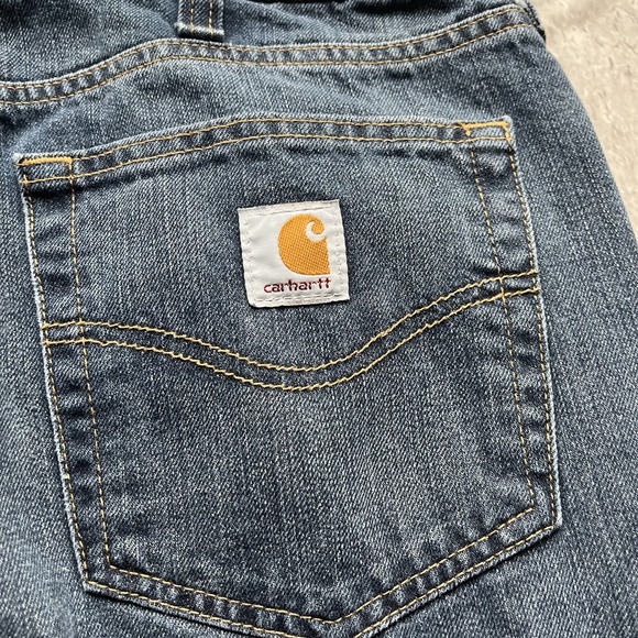 Carhartt Jeans Men's 40x32 Relaxed Fit Blue Denim Workwear 101483-968 Y2k - Picture 9 of 10